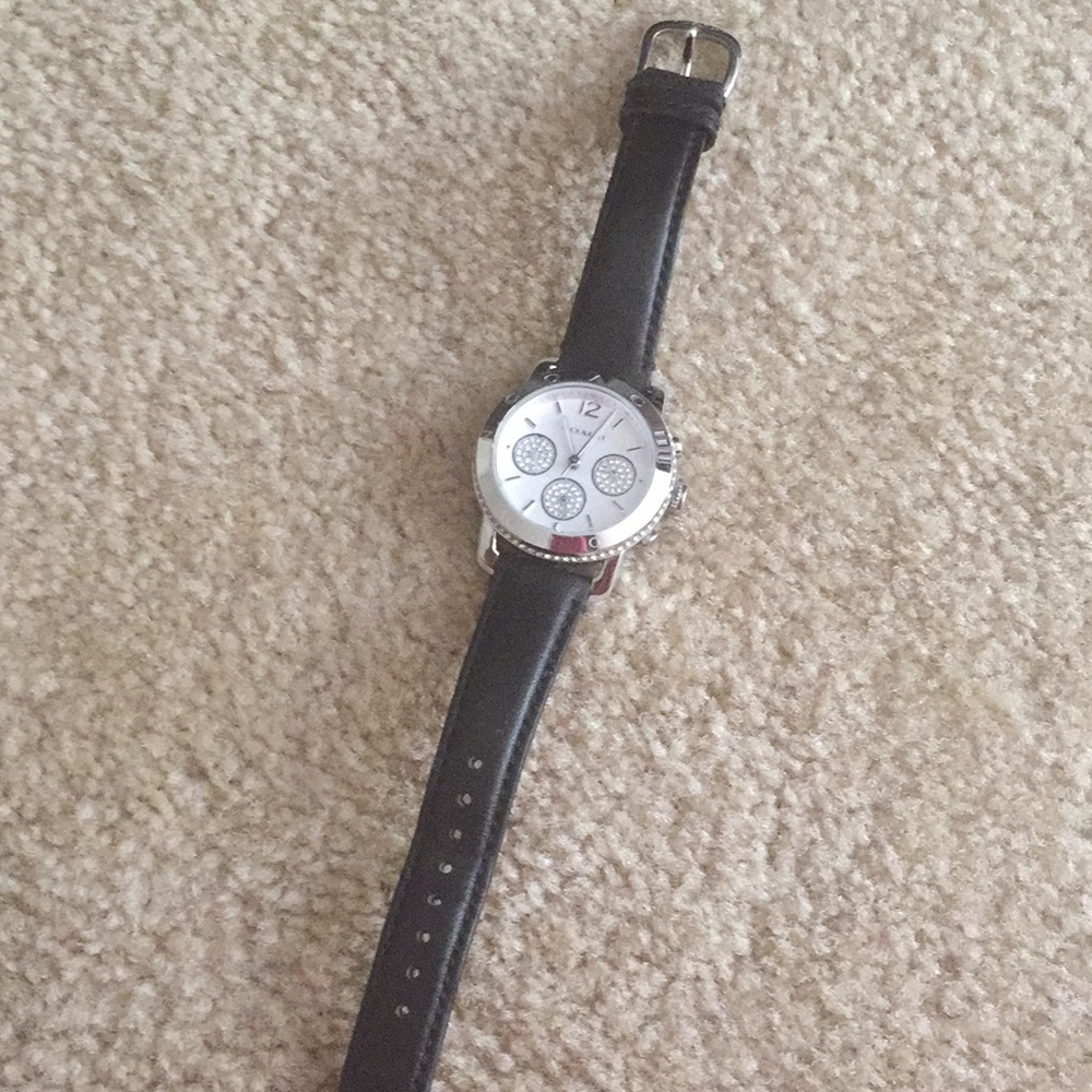 Last day! Leather Coach Watch